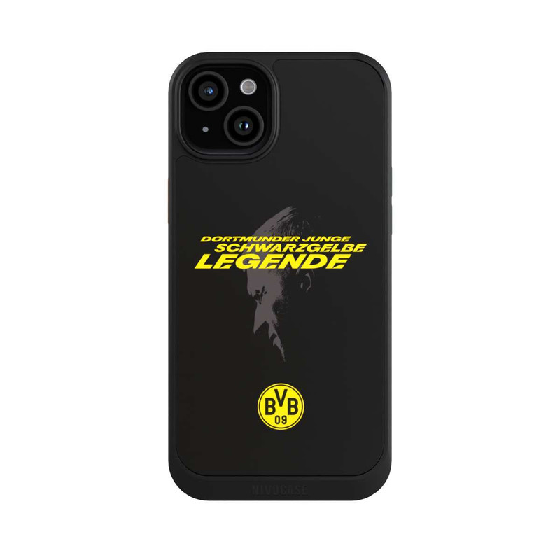 iPhone 15 Plus NIVOcore Danke Marco Schwarzgelbe Legende