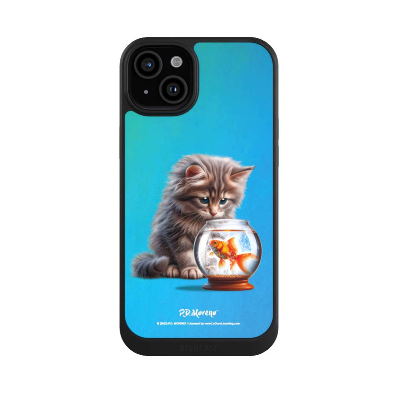 iPhone 15 Plus NIVOcore Cat And Gold Fish