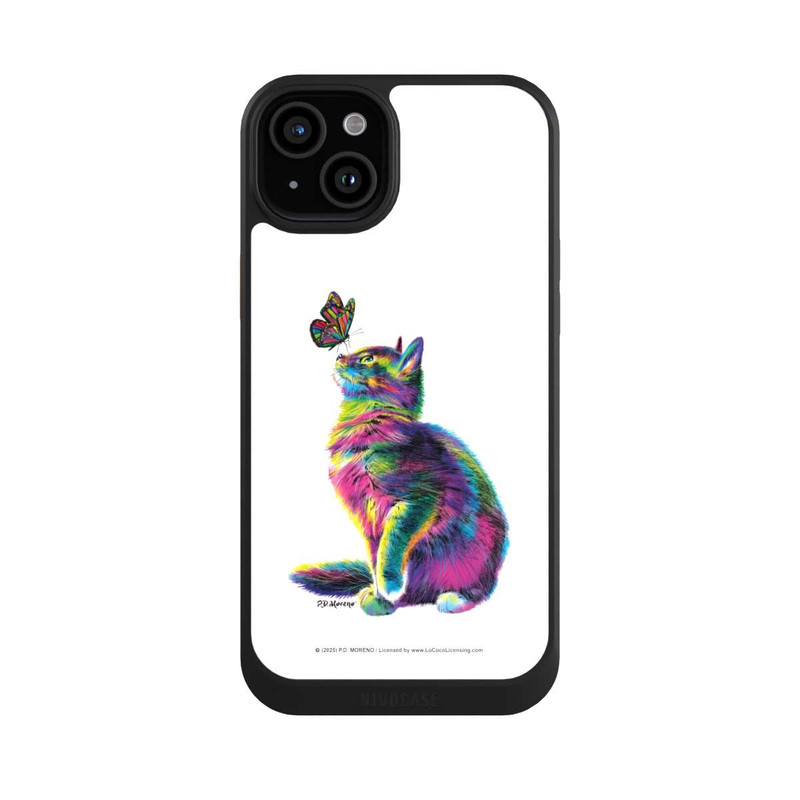 iPhone 15 Plus NIVOcore Katze verspielt