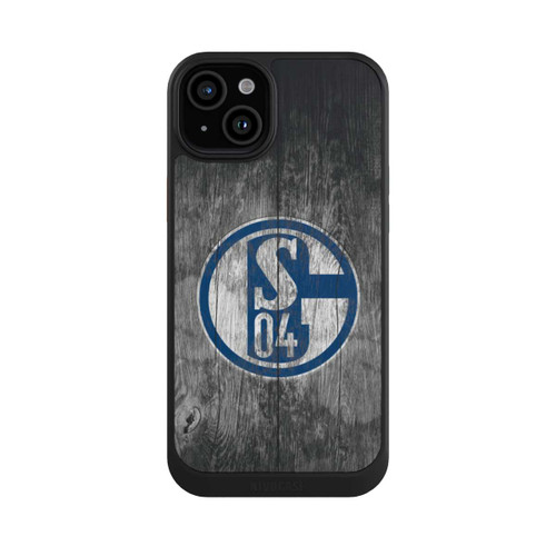 Apple iPhone 15 Plus NIVOcore Schalke 04 Holz Look