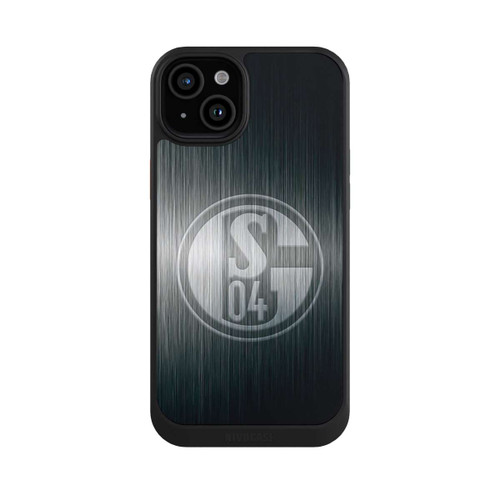 Apple iPhone 15 Plus NIVOcore Schalke 04 Metall Look