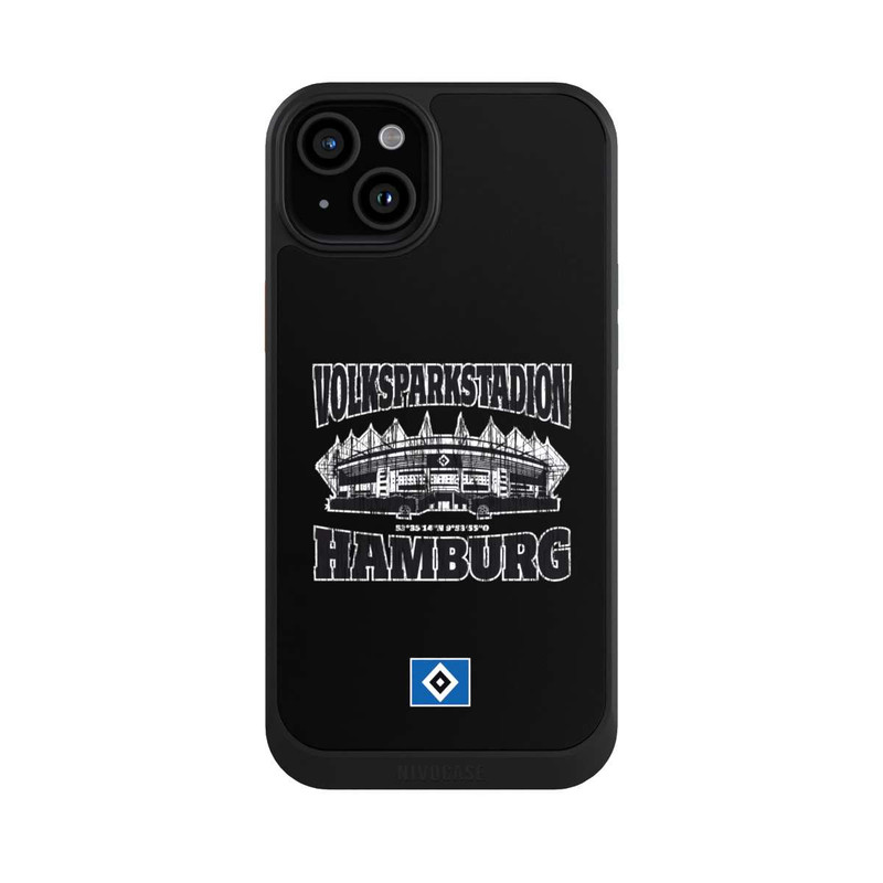 iPhone 15 Plus NIVOcore HSV Volksparkstadion Schwarz