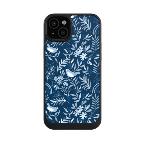 Apple iPhone 15 Plus NIVOcore Classic Blue Pattern