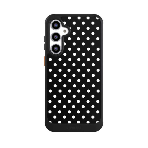 Samsung Galaxy S23 FE NIVOcore Polka Dots Schwarz und Weiß