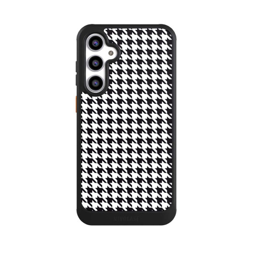 Samsung Galaxy S23 FE NIVOcore Hahnentritt Schwarz Weiß