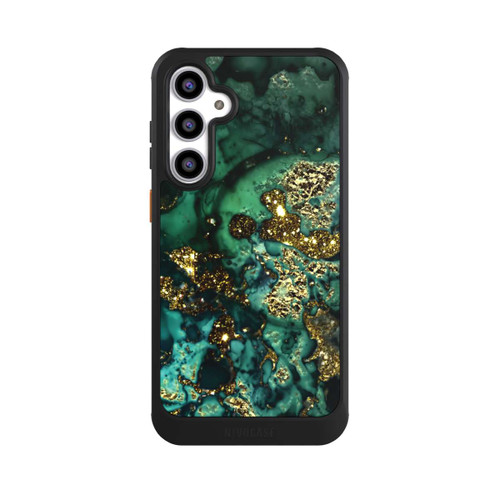 Samsung Galaxy S23 FE NIVOcore Cyan Glitzer Marmorlook