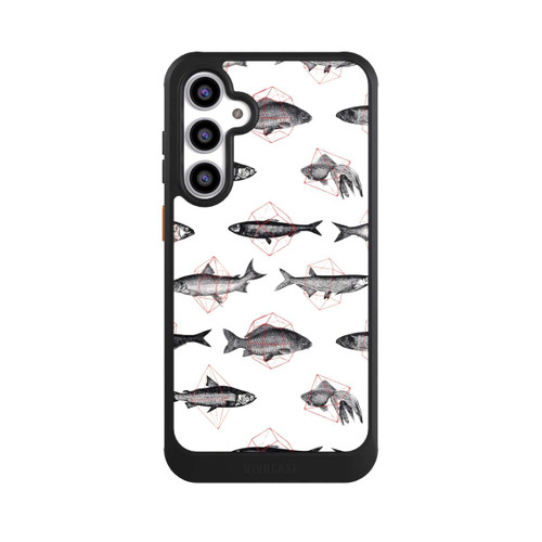 Samsung Galaxy S23 FE NIVOcore Fische in Geometrie