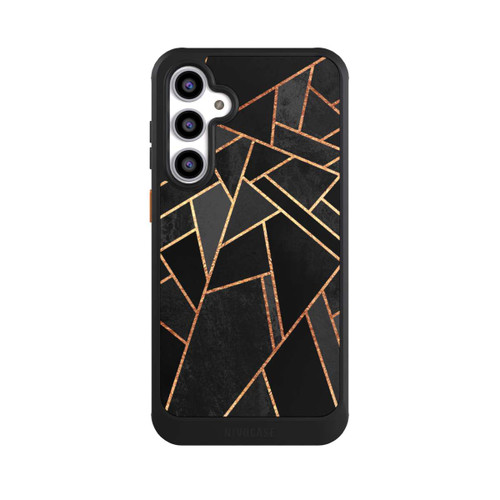 Samsung Galaxy S23 FE NIVOcore Schwarze Nacht Gold Druck