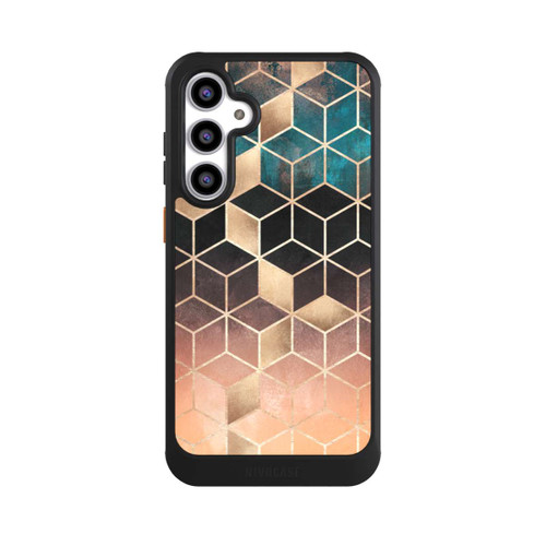 Samsung Galaxy S23 FE NIVOcore Ombre Traum Würfel Gold Druck