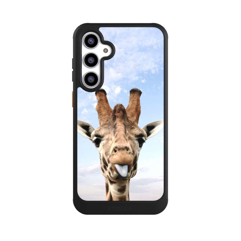 Galaxy S23 FE NIVOcore Giraffe auf der Straße