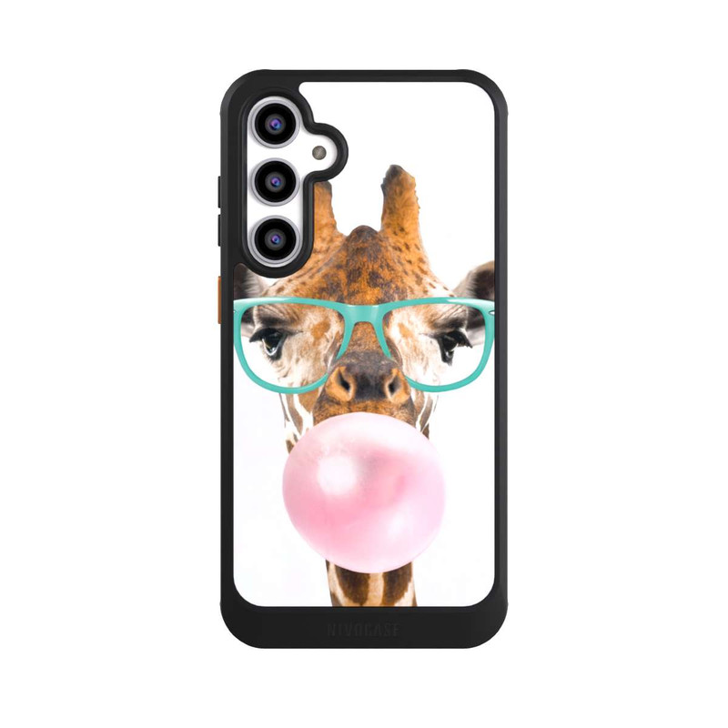 Galaxy S23 FE NIVOcore Giraffe mit Kaugummi