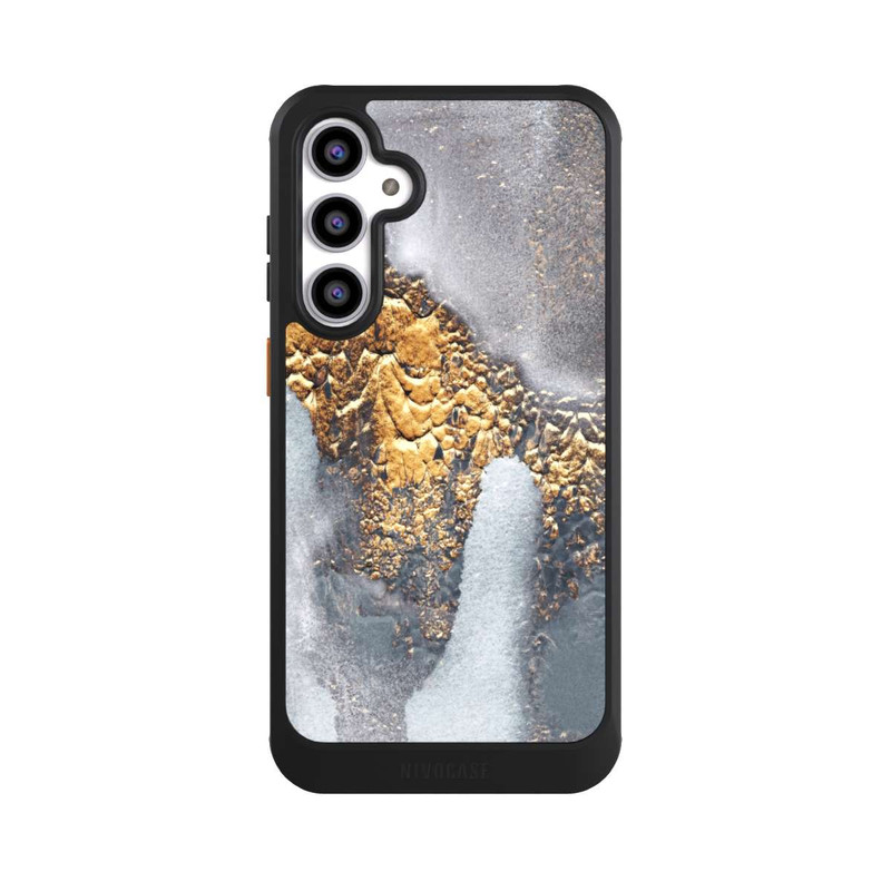 Galaxy S23 FE NIVOcore Beton-Gold-Glitzerlook