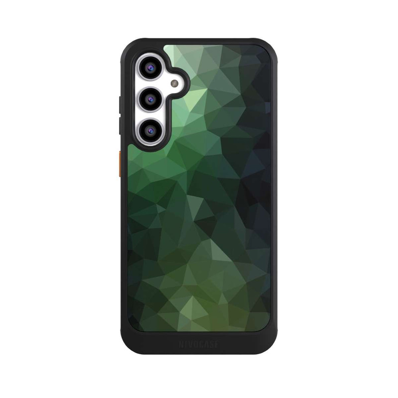 Galaxy S23 FE NIVOcore Polygonal Mosaic Green