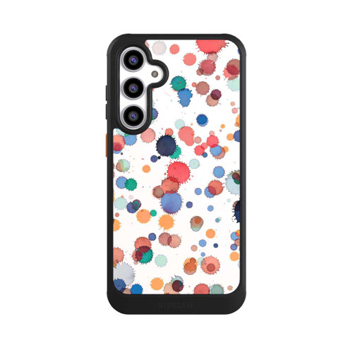 Samsung Galaxy S23 FE NIVOcore Tropfen Aquarell Textur Blau Gelb