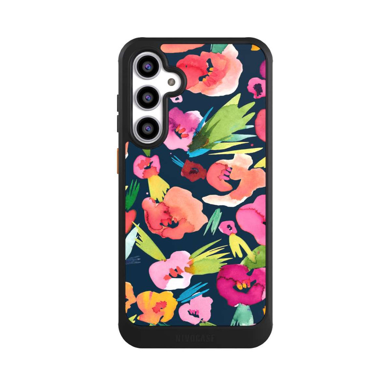 Galaxy S23 FE NIVOcore Watercolor Tropical Flowers
