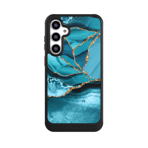 Samsung Galaxy S23 FE NIVOcore Eisblaue Marmor Landschaft