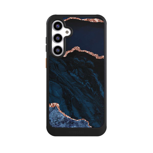 Samsung Galaxy S23 FE NIVOcore Nacht Blau Marmor Landschaft