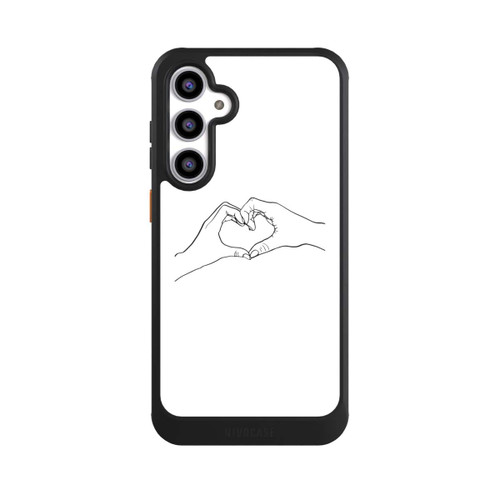 Samsung Galaxy S23 FE NIVOcore Herz Hände Line Art