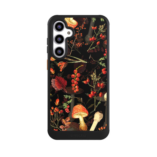 Samsung Galaxy S23 FE NIVOcore Pilzmuster Schwarz
