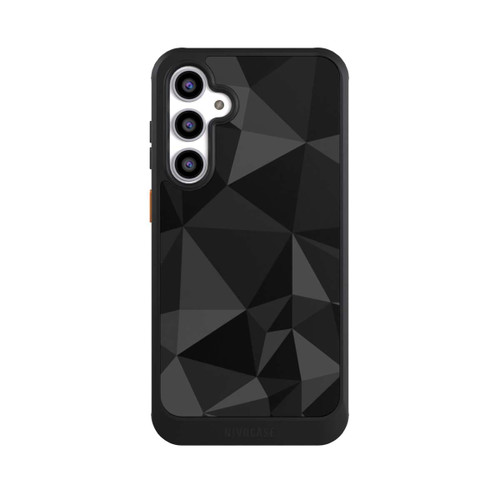 Samsung Galaxy S23 FE NIVOcore Polygonmuster schwarz