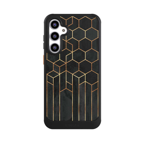 Samsung Galaxy S23 FE NIVOcore Schwarze Sechsecke