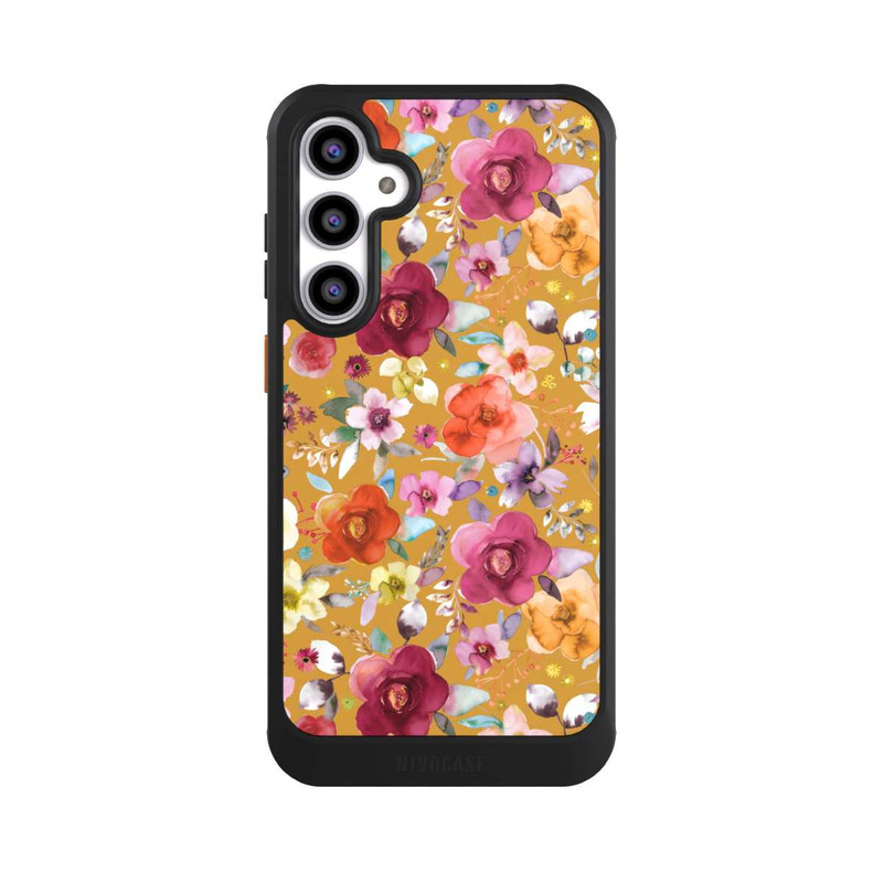 Galaxy S23 FE NIVOcore Spring Floral Bouquets Mustard