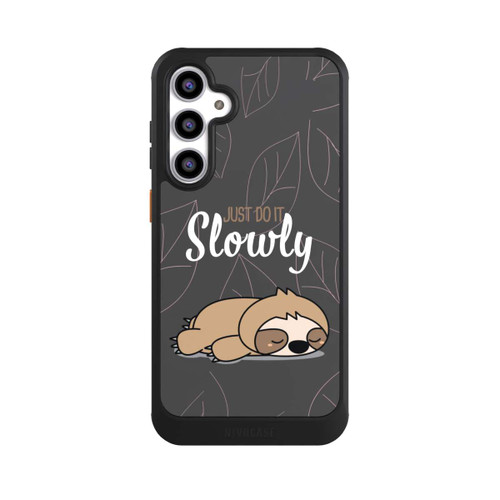 Samsung Galaxy S23 FE NIVOcore Just Do It Slowly Sloth Grey