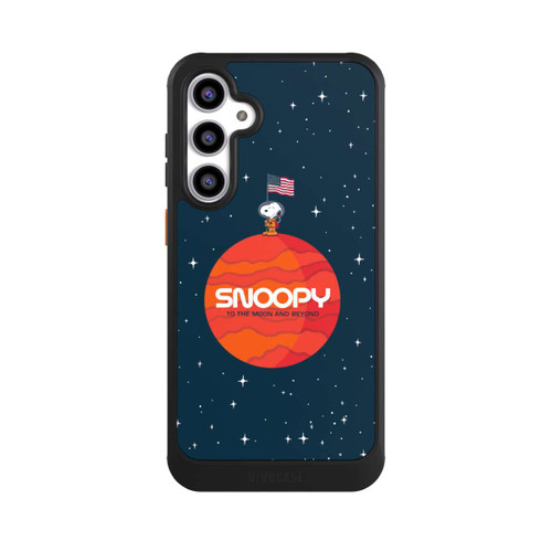 Samsung Galaxy S23 FE NIVOcore Snoopy Weltraumreisender Orange