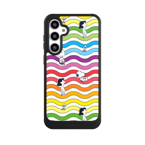 Samsung Galaxy S23 FE NIVOcore Snoopy Pattern Rainbow