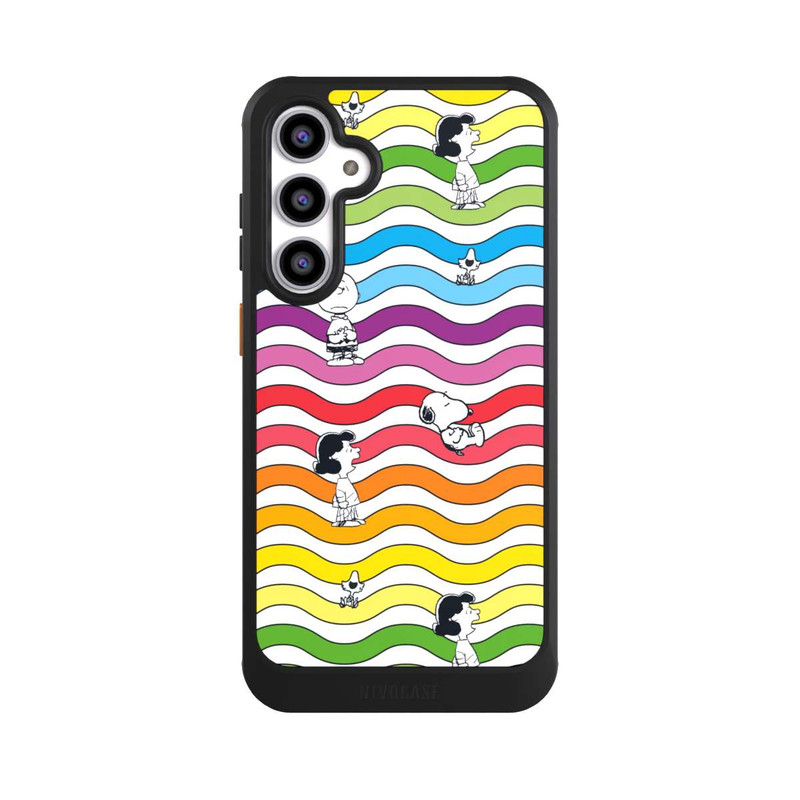 Galaxy S23 FE NIVOcore Snoopy Pattern Arc-en-ciel