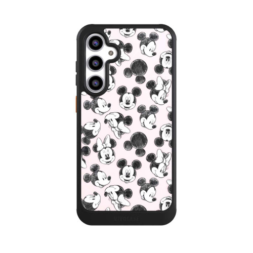 Samsung Galaxy S23 FE NIVOcore Minnie &amp; Mickey Viele Gesichter Pink