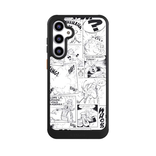 Samsung Galaxy S23 FE NIVOcore BD Astérix Blanc &amp; Noir