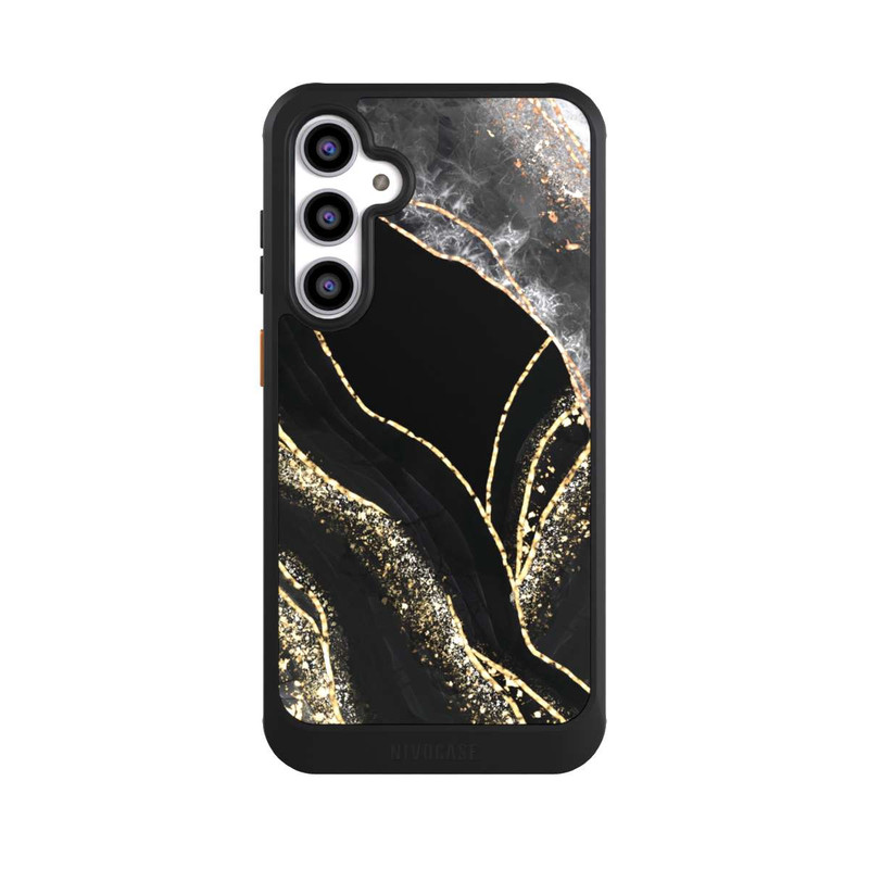 Galaxy S23 FE NIVOcore Dunkler Marmor Gold