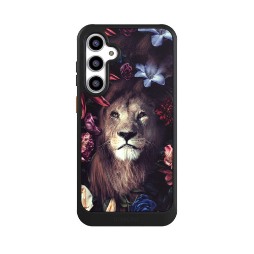 Samsung Galaxy S23 FE NIVOcore Löwe Blumenrahmen