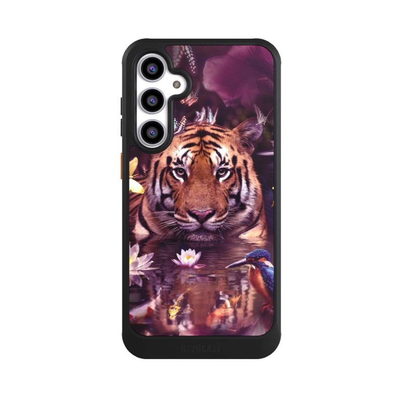 Galaxy S23 FE NIVOcore Tiger Blumenrahmen