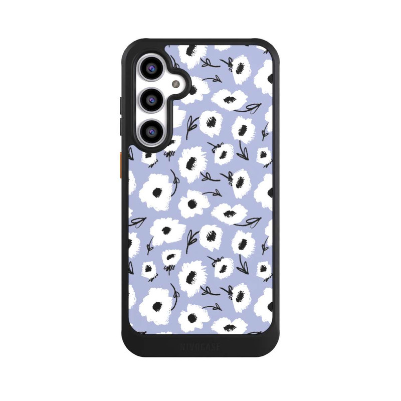 Galaxy S23 FE NIVOcore Pattern Fleurs Lilas