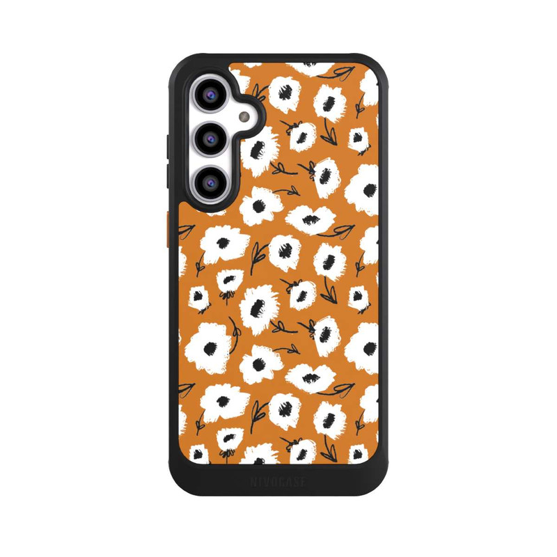 Galaxy S23 FE NIVOcore Pattern Fleurs Ocres