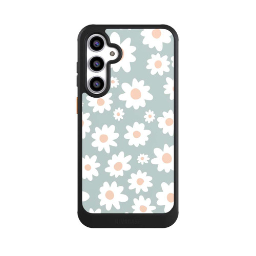 Samsung Galaxy S23 FE NIVOcore Gänseblümchen Muster grün