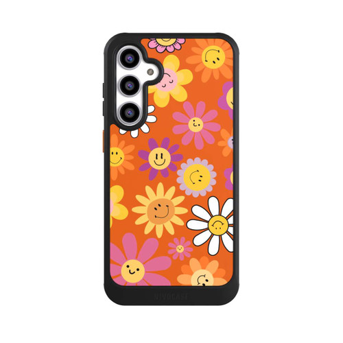 Samsung Galaxy S23 FE NIVOcore Smiles Orange Flowers
