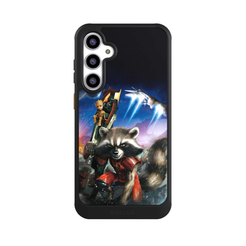 Galaxy S23 FE NIVOcore Rocket & Baby Groot Guardians Of The Galaxy