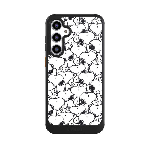 Samsung Galaxy S23 FE NIVOcore Snoopy Muster Schwarz und Weiß