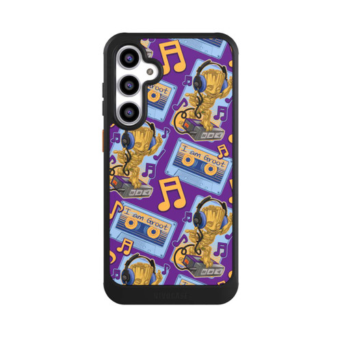 Samsung Galaxy S23 FE NIVOcore Groot Comic Headphones Guardians of the Galaxy