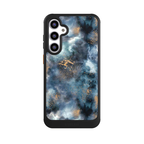 Samsung Galaxy S23 FE NIVOcore Smoky Marble Watercolor Navy