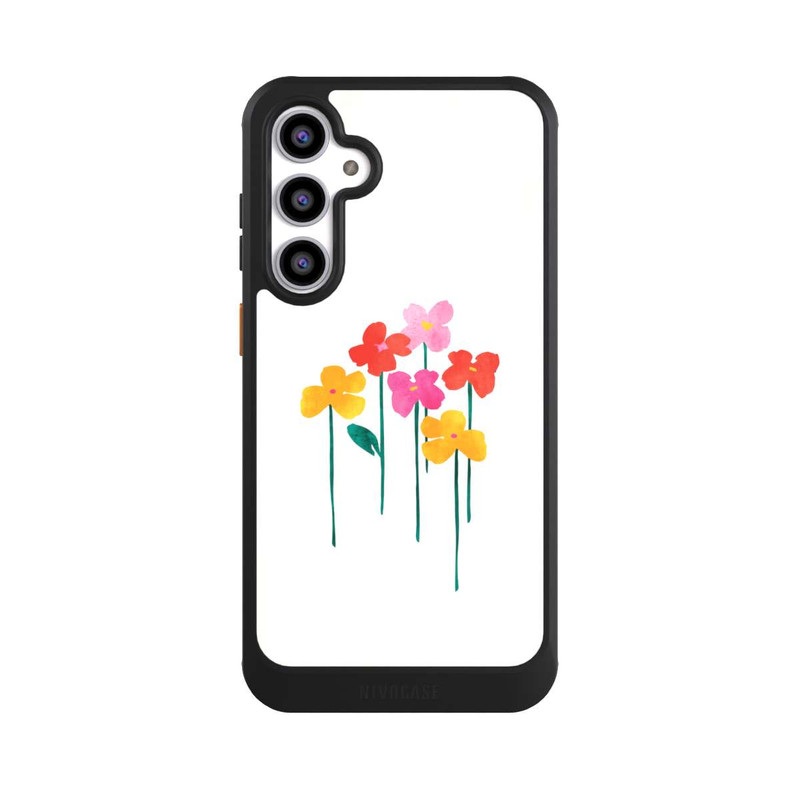 Galaxy S23 FE NIVOcore Kleine glückliche Blumen