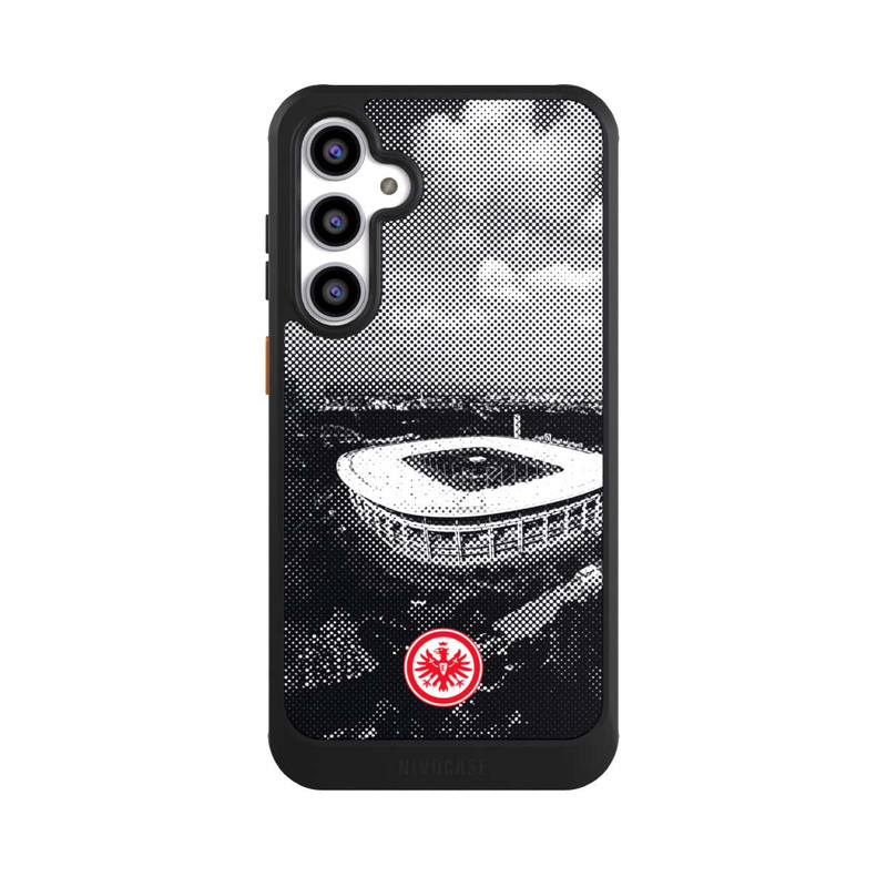 Galaxy S23 FE NIVOcore SGE Stadion Schwarz Weiß