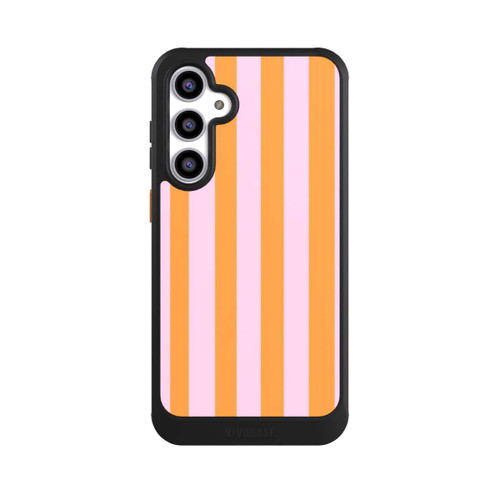 Samsung Galaxy S23 FE NIVOcore Orange Rosa Streifen