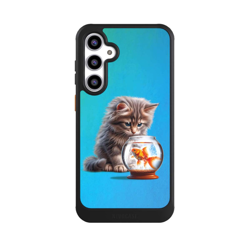 Galaxy S23 FE NIVOcore Cat And Gold Fish