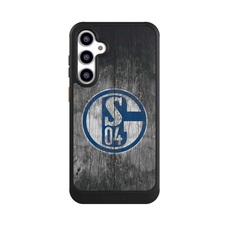 Galaxy S23 FE NIVOcore Schalke 04 Holz Look
