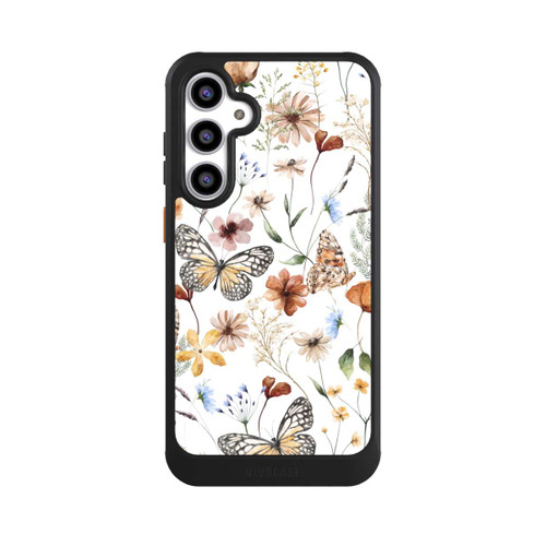 Samsung Galaxy S23 FE NIVOcore Wildflowers and Butterflies Pattern