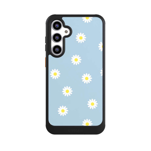 Samsung Galaxy S23 FE NIVOcore Gänseblümchen Muster Blau